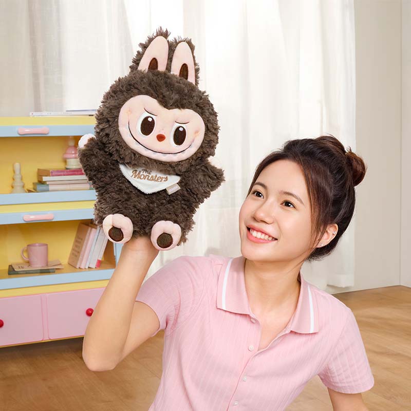 The Monster LABUBU Classic Series MOKOKO Sweet Heart Series Hand Puppet