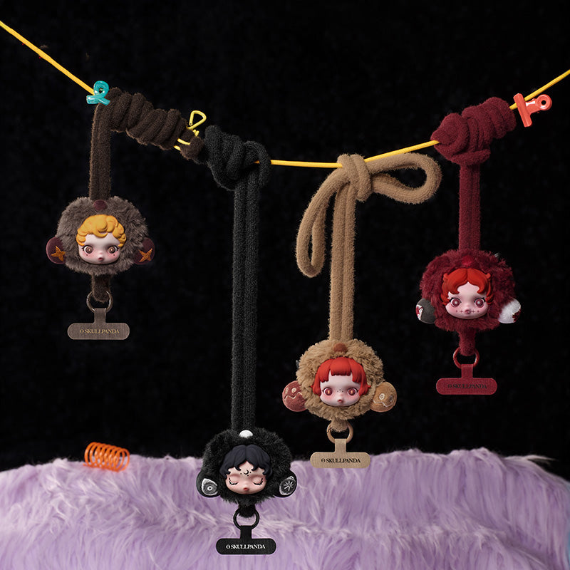 SKULLPANDA You Found Me! Series Phone Lanyard Plush Dolls
