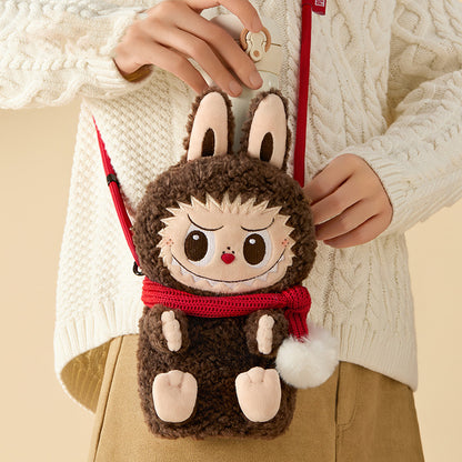 THE MONSTERS Classic Series-LABUBU Plush Doll Shoulder Bag