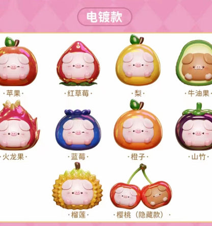 Piko Pig Fruit Party Mini Beans Series PVC Figures