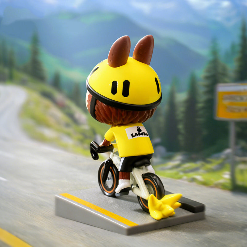 The Monster Labubu Summer Cycling Figure