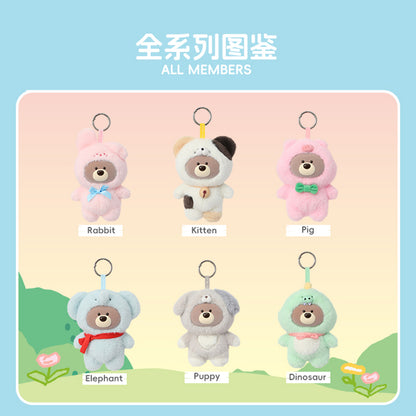 Gi-ft Bear Animal Costume Series Plush Pendant Dolls