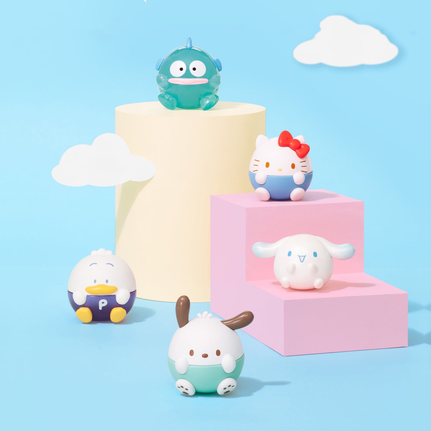 SRO Characters Roundy Series Mini Beans Figures