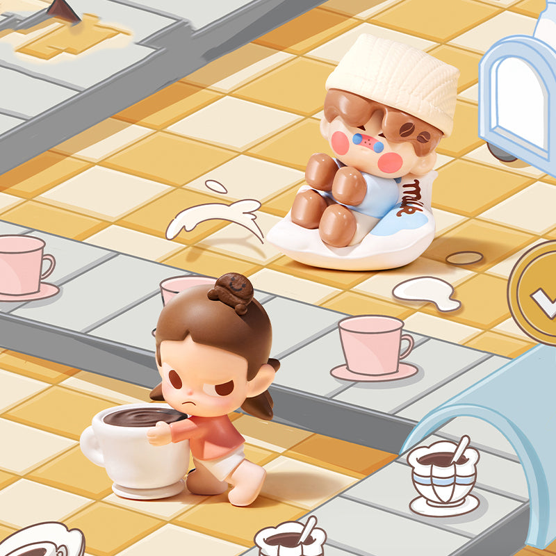 POP BEAN Coffee Factory Series Figures