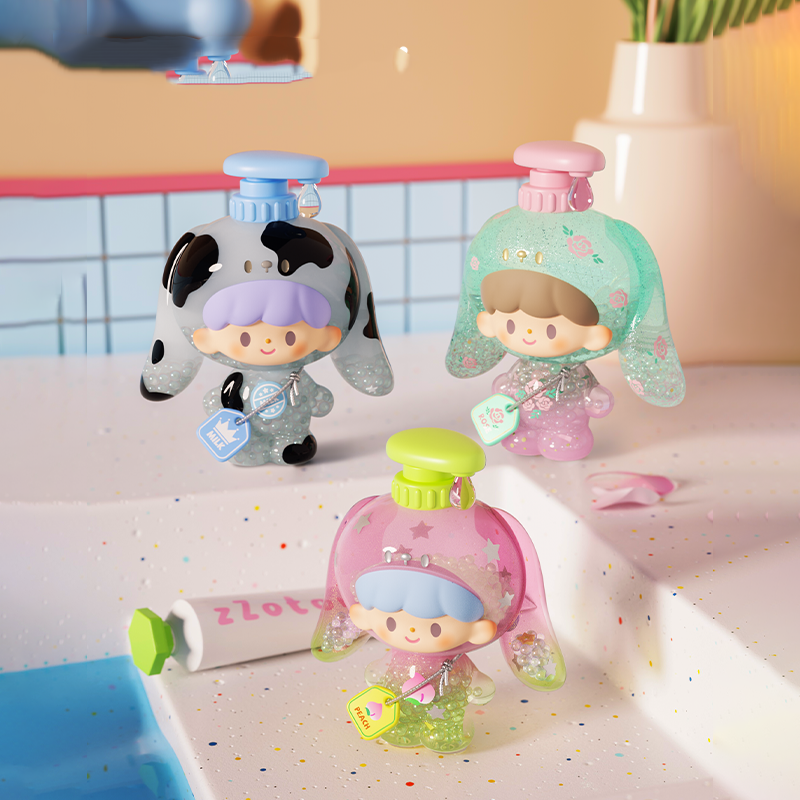 zZoton Bubble Bath Series Mini Figures
