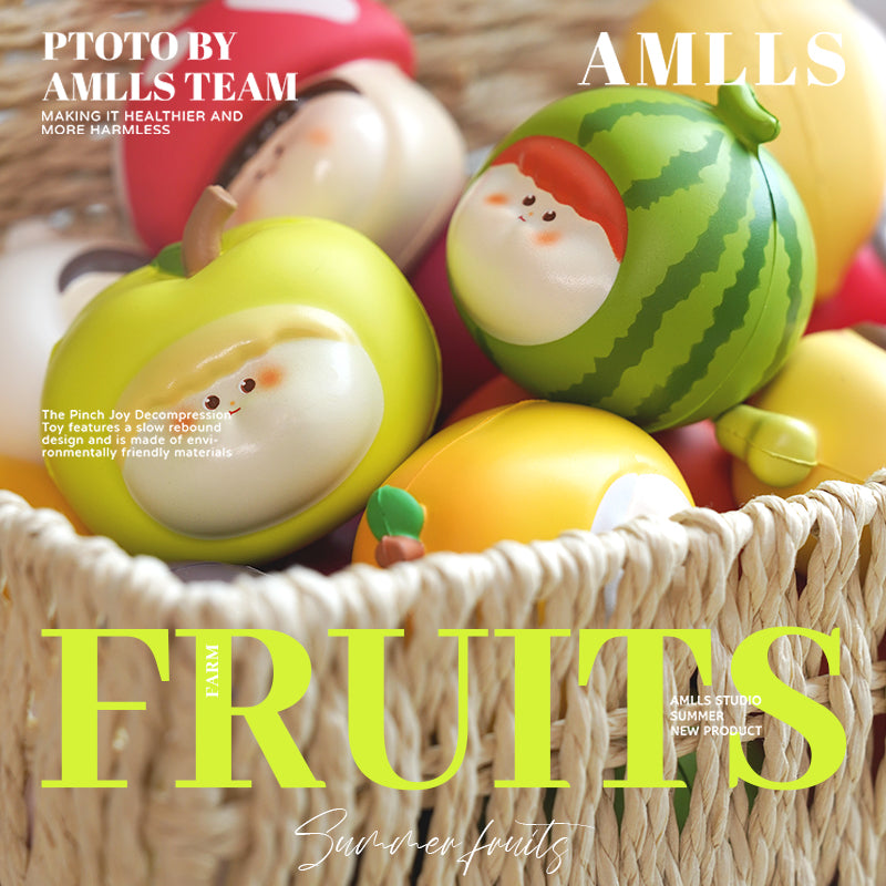 【BOGO】AMLLS Squishy Fruit Series Figures