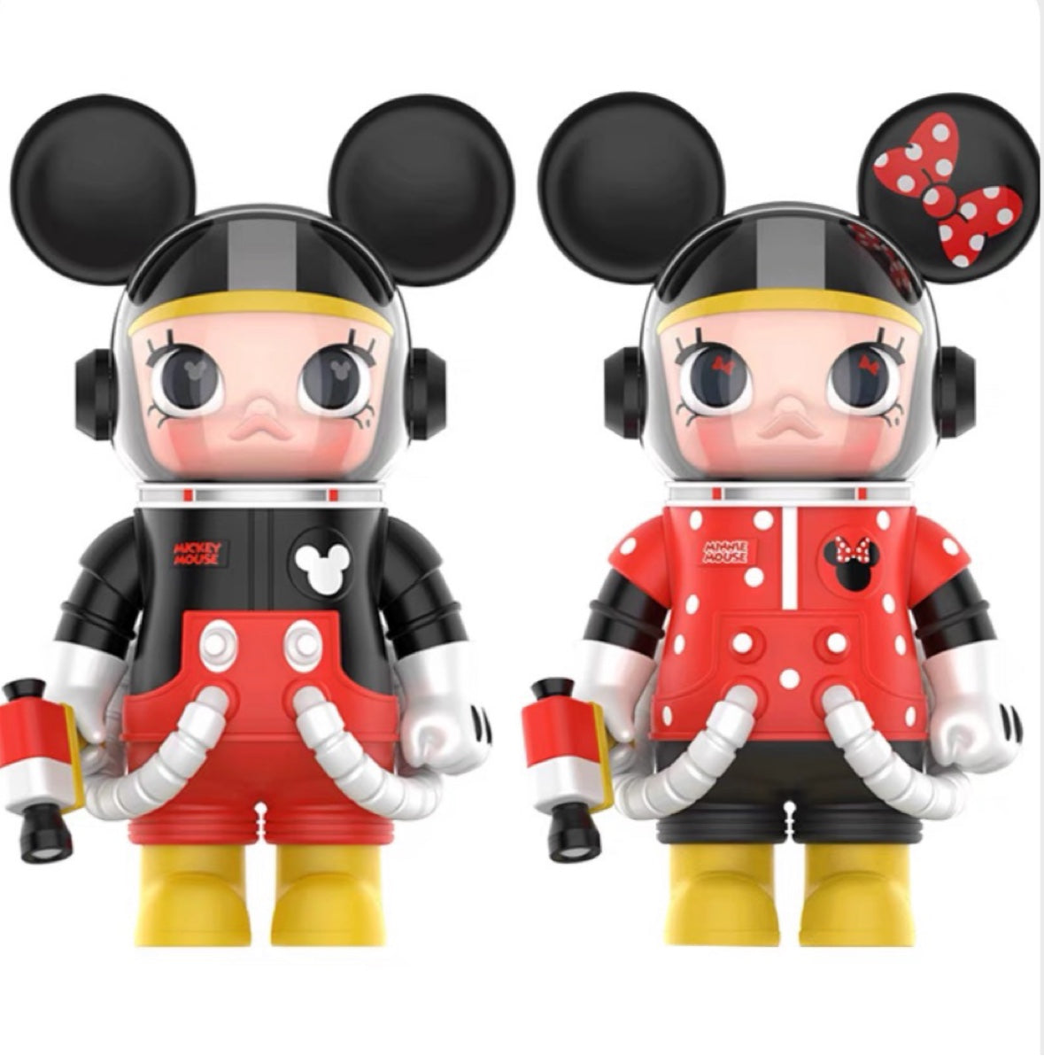 Mega Space Molly 100% Mickey & Minnie Set Series PVC Figures