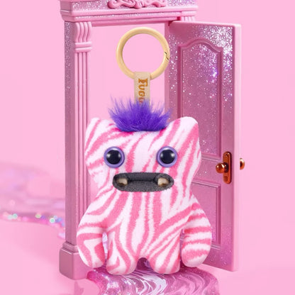 Fuggler Funny Ugly Monster Pink Baby Series Plush Key Chain Dolls
