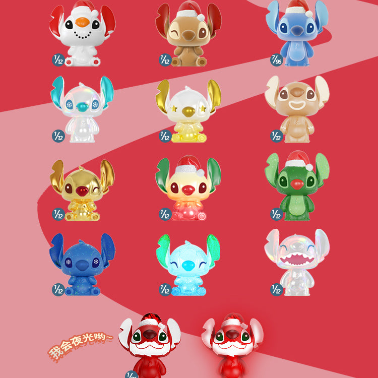 Stitch Variety Mini Beans Season 3 Christmas Series PVC Figures