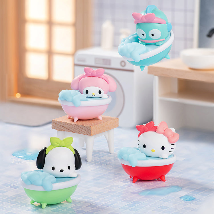 Sanrio Characters Bubble Bathtub Mini Beans Series PVC Figures