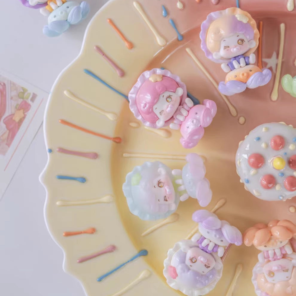 Mikuku Colorful Bubble Hall Particle Series Mini Beans Figures