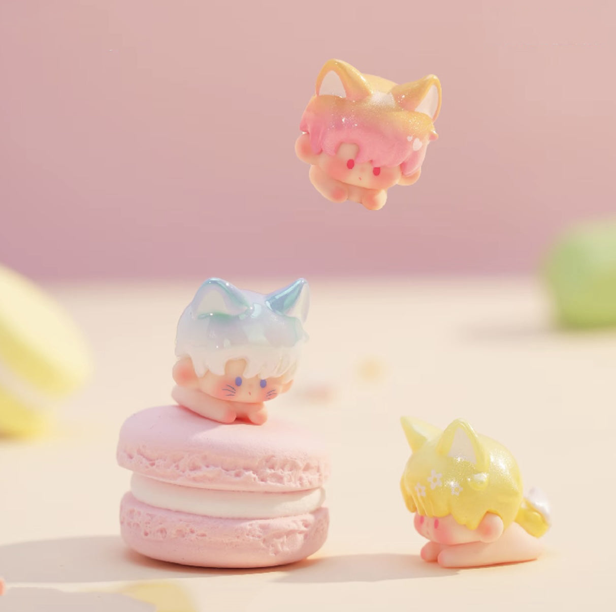 YUTA Fox Papa Kindergaten Series Mini Beans Figures