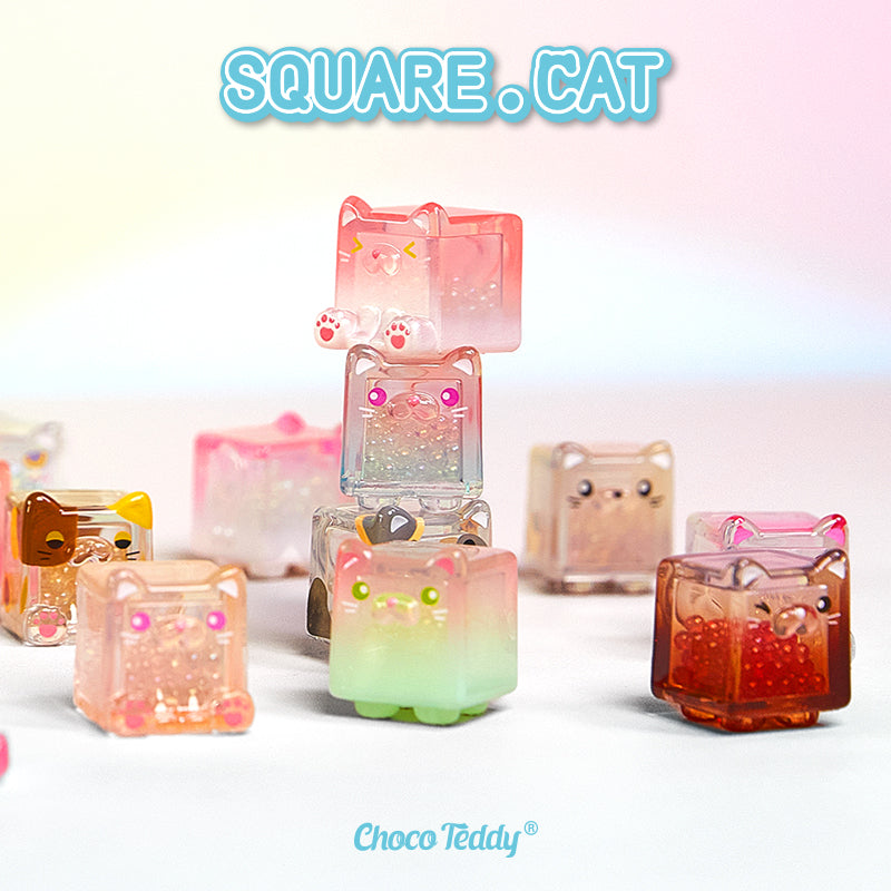 SQUARE.CAT Ice Mini Beans SSeries PVC Figures