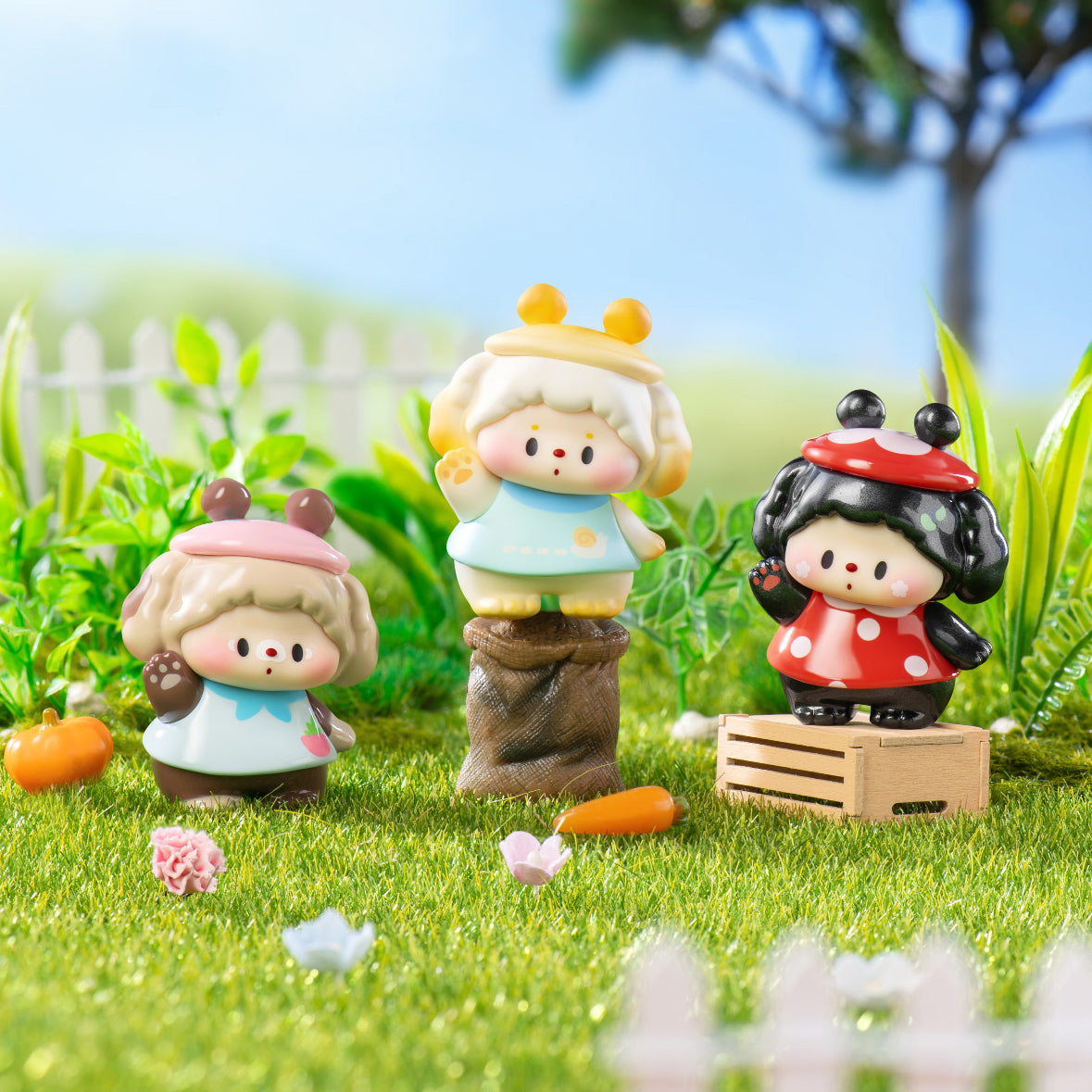 LULUDOG Ranch Story Series Mini Figures