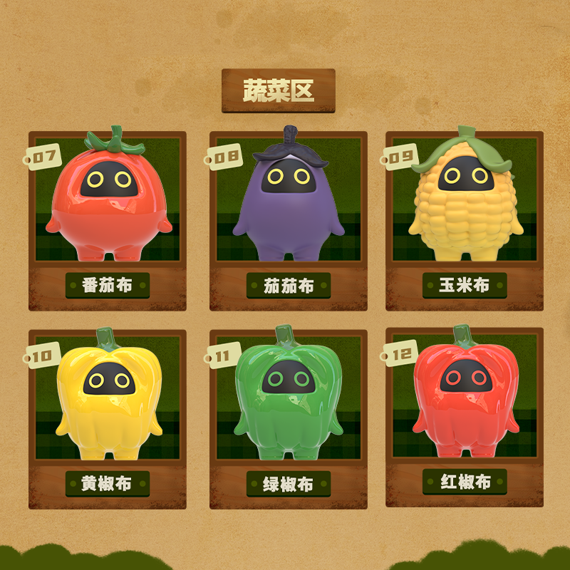 Bangboo Garden Kingdom Series Mini Beans Figures