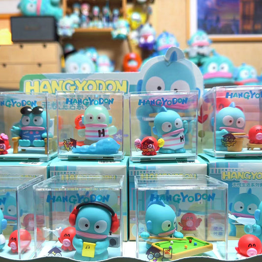 Фигурки из ПВХ серии Hangyodon Worry Free Life 