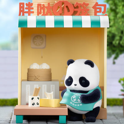 Panda Roll Shopping Street Series PVC Figures