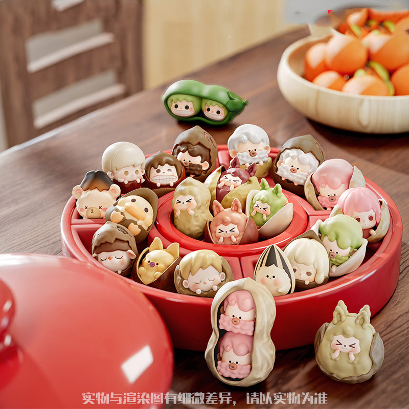 HeyDolls Happy Nut Mini Beans Series PVC Figures