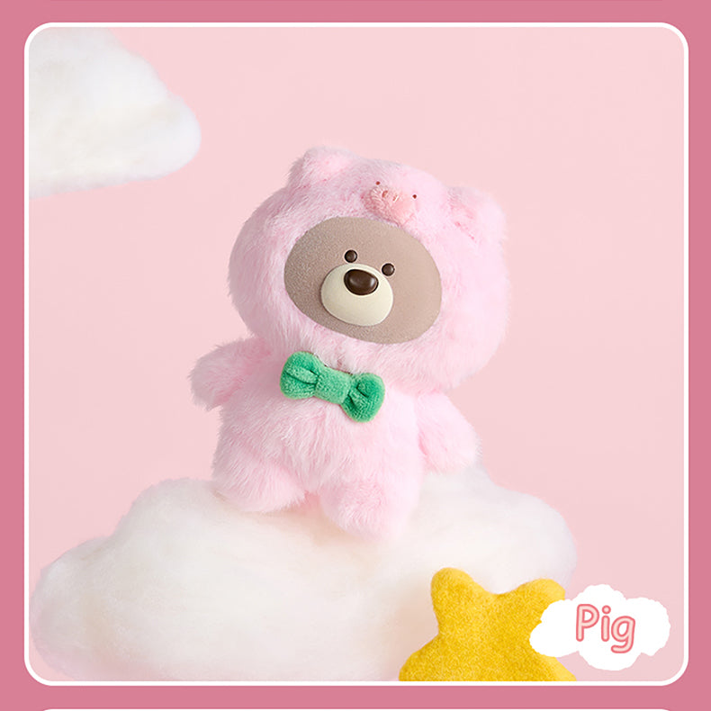 Gi-ft Bear Animal Costume Series Plush Pendant Dolls