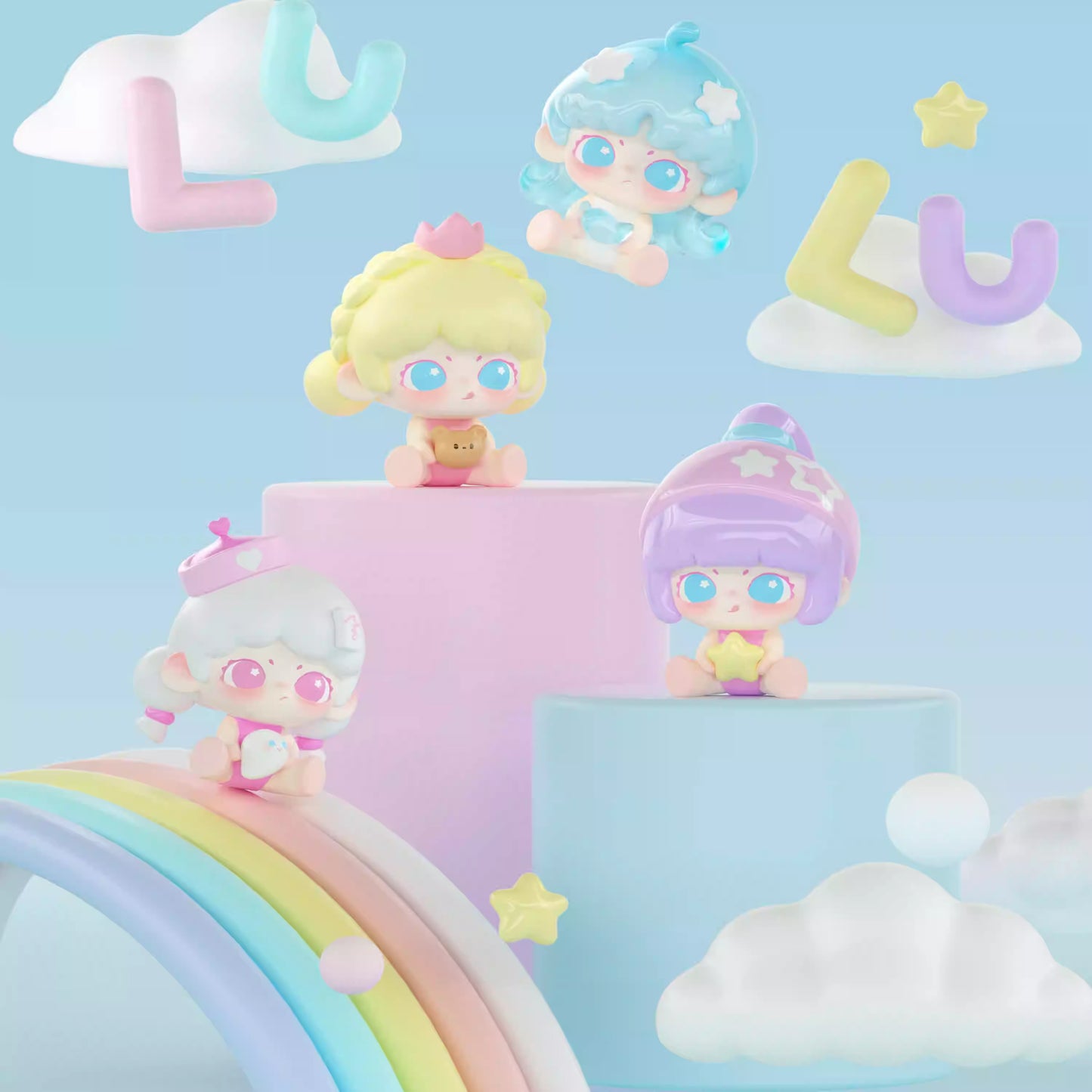 LANCY LULU Customize Colors Series Mini Figures
