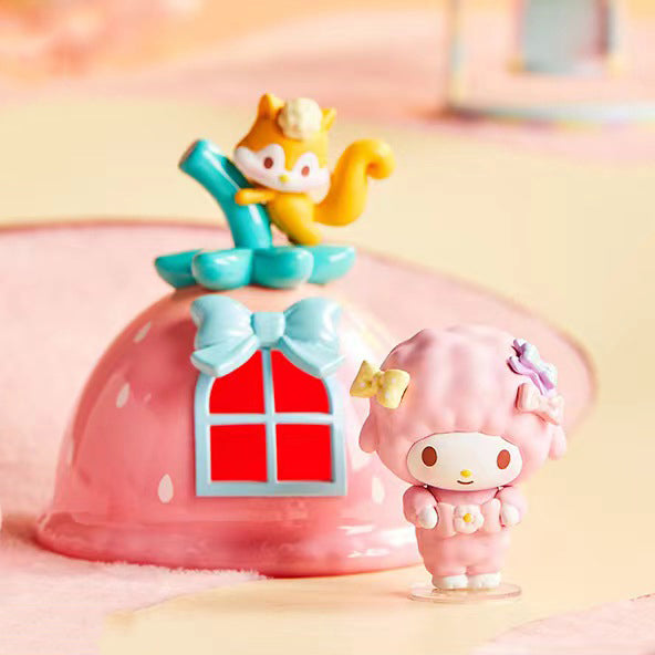 My Melody & My Sweet Piano Play House Series PVC Figures