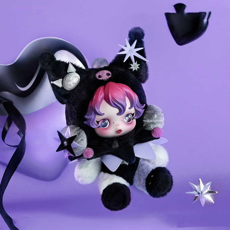 SKULLPANDA × MY MELODY & KUROMI Plush Pendant Dolls