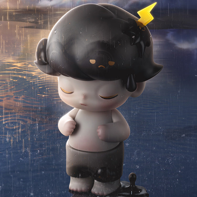 MEGA JUST DIMOO 400% Thundershower Series PVC Figure – Hahatoys