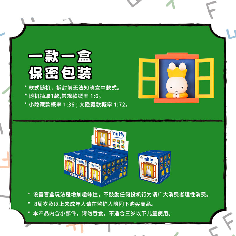 Miffy Enjoy The Scenery Series  Fridge Magnet Figures