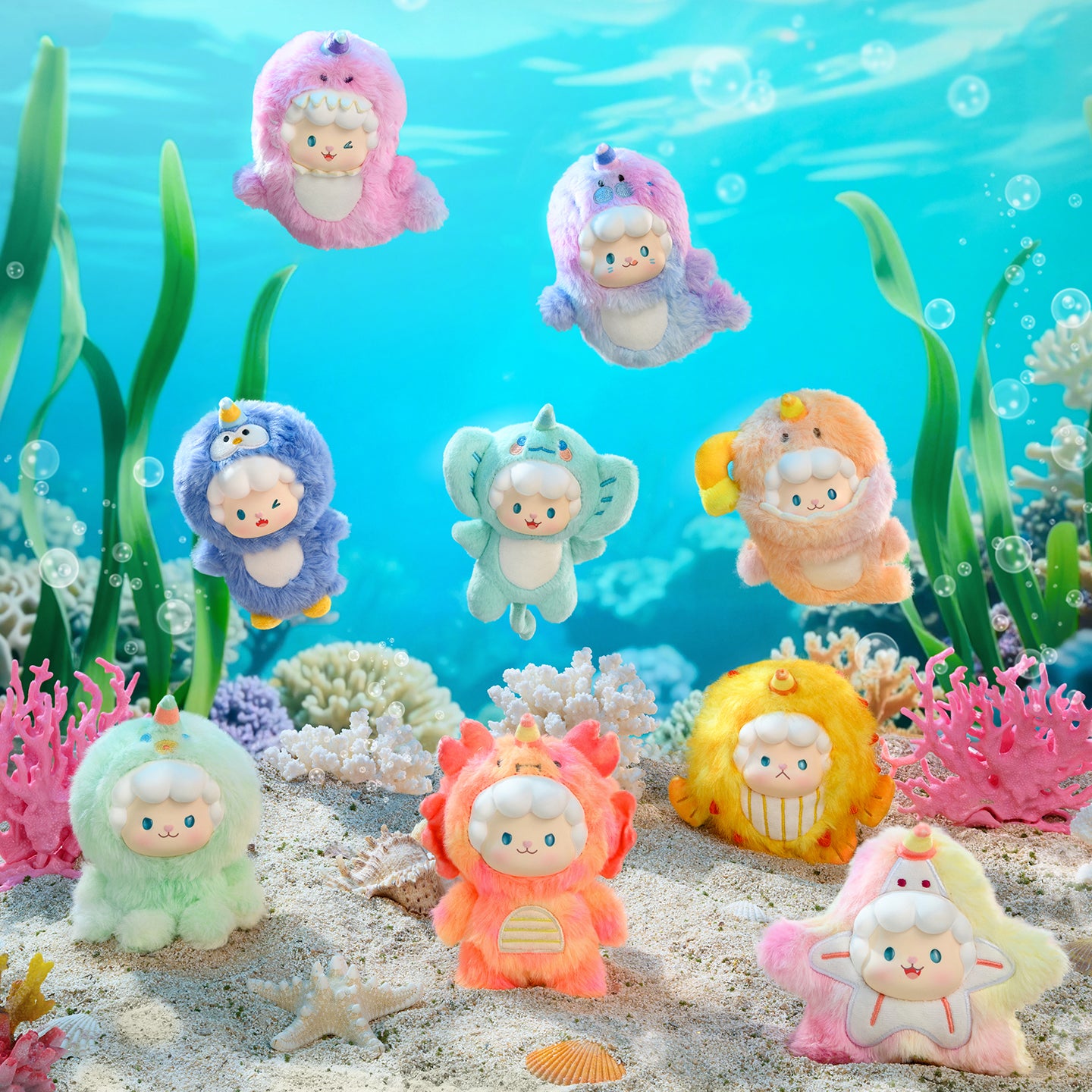 Gyun Ocean Adventure Series Plush Dolls