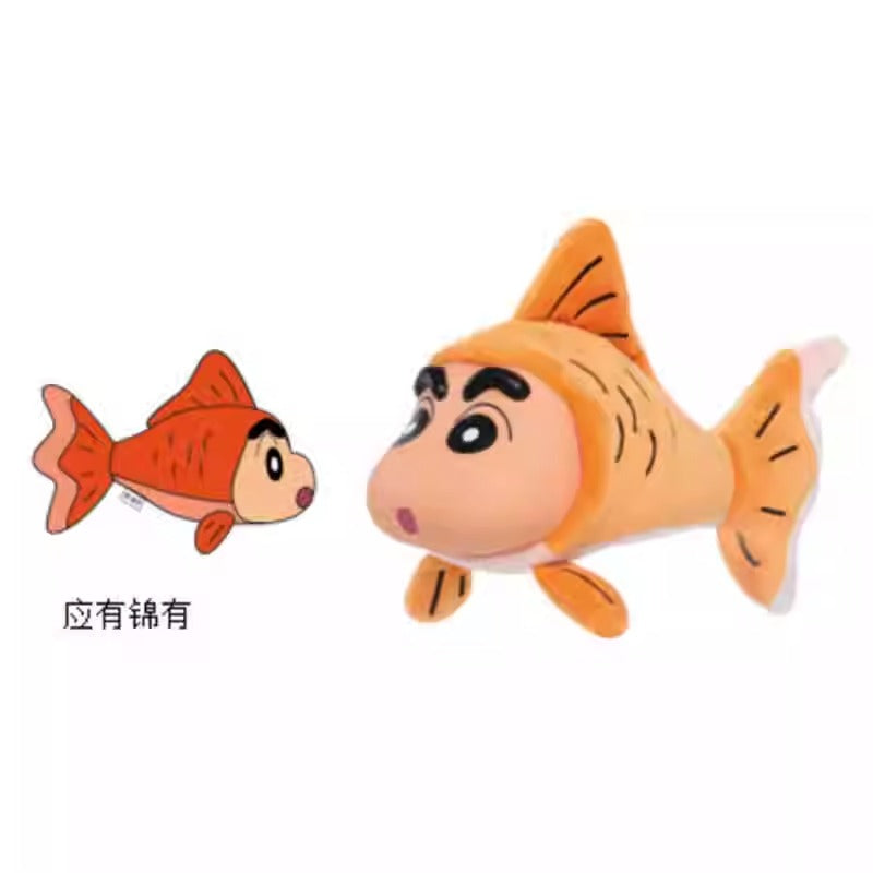 Crayon Shin-chan Plush Fish Series Action Dolls