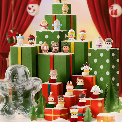 POP BEAN Christmas Party Series PVC Figures