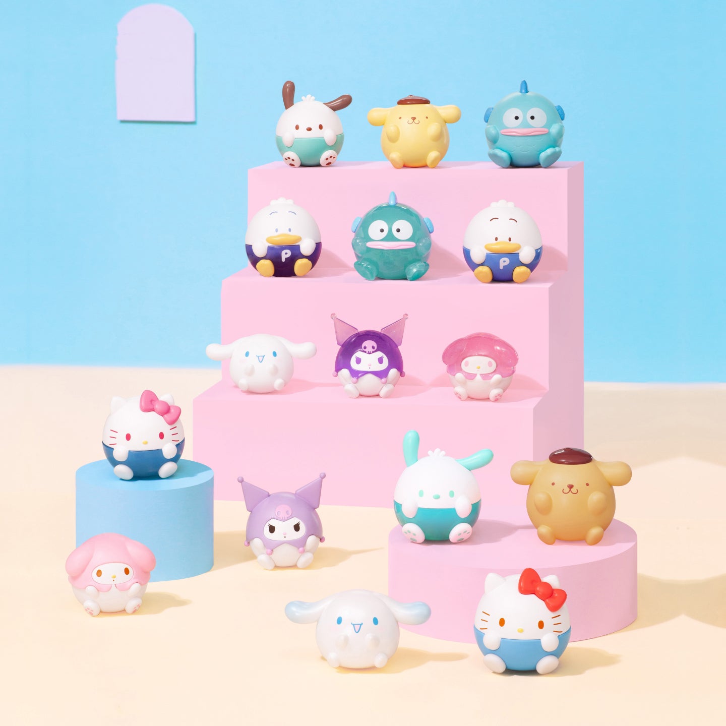 SRO Characters Roundy Series Mini Beans Figures