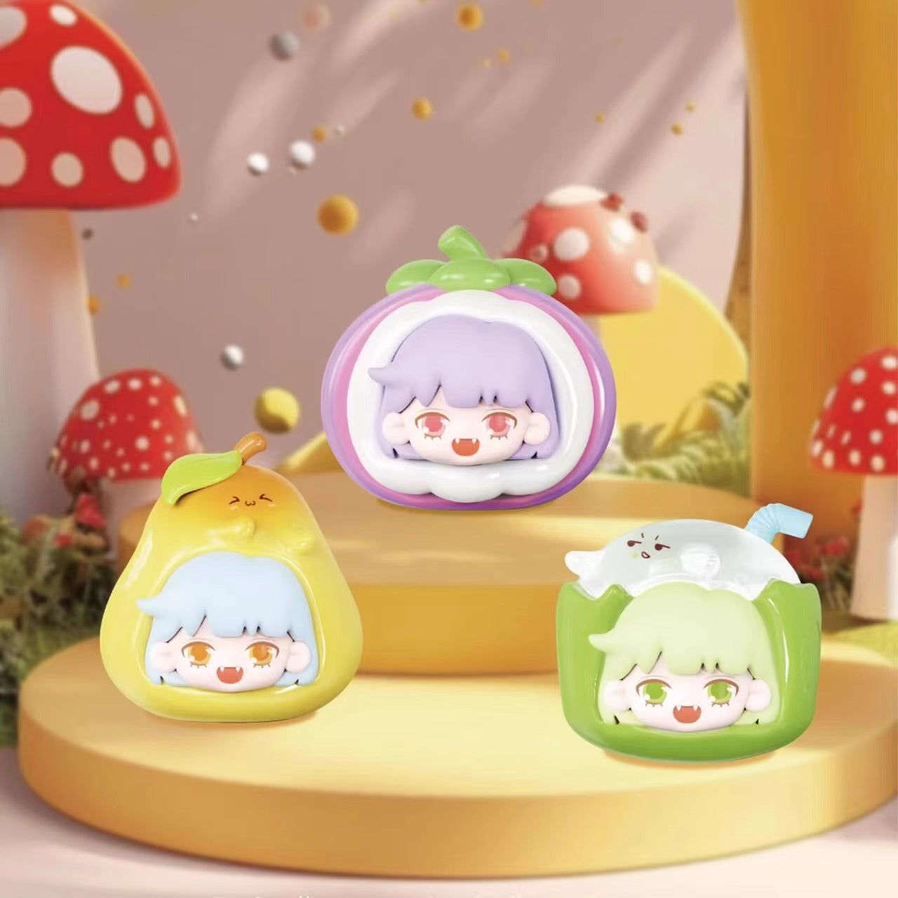 YOBU Youyou Orchard Mini Beans Series PVC Figures