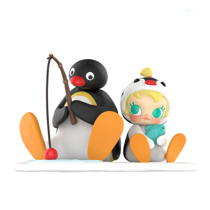 Baby Molly x PINGU Fishing Time PVC Figure