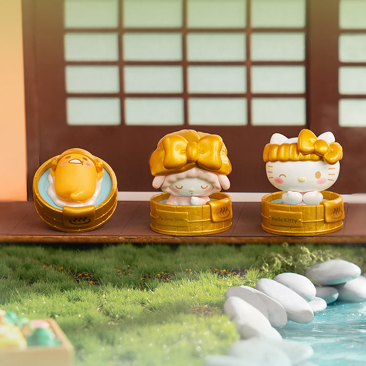 Sanrio Characters  Mini Hot Spring Series PVC Figures