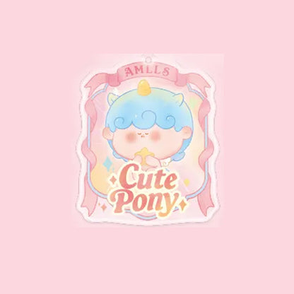 AMLLS Cute Pony Series Mini Beans Figures
