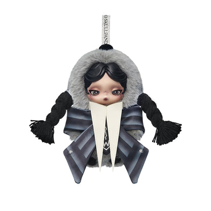 SKULLPANDA × Wednesday Plush Pendant Doll