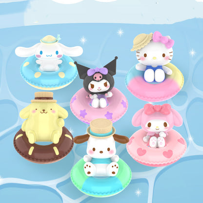 【BOGO】Sanrio Characters Mini Swim Ring Series PVC Figures