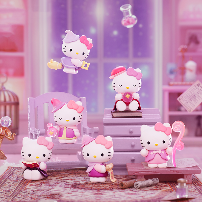 Hello-Kitty Astrology Study Series Mini Beans Figures