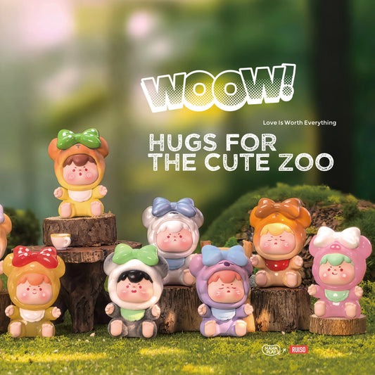 WOOW Hugs For The Cute Zoo Series Mini Beans Figures