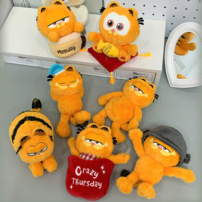 Garfield Family Working Week Series Plush Dolls