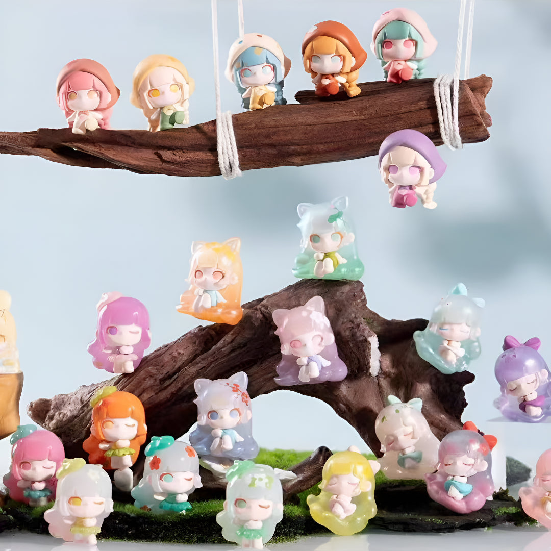 Liita 24 Solar Terms Mill Series Mini Bean Figures