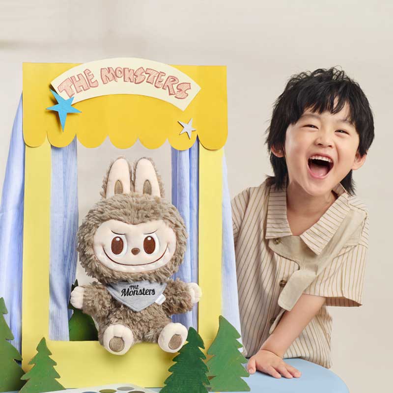 The Monster LABUBU Classic Series MOKOKO Sweet Heart Series Hand Puppet