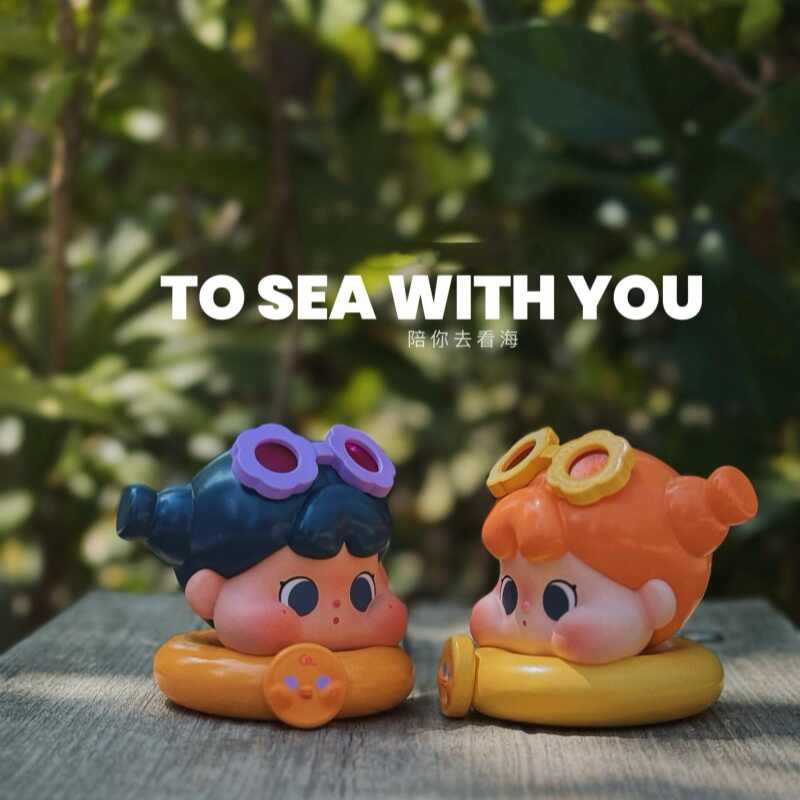 QOQO MINI FACE TO SEA WITH YOU Series PVC Figures