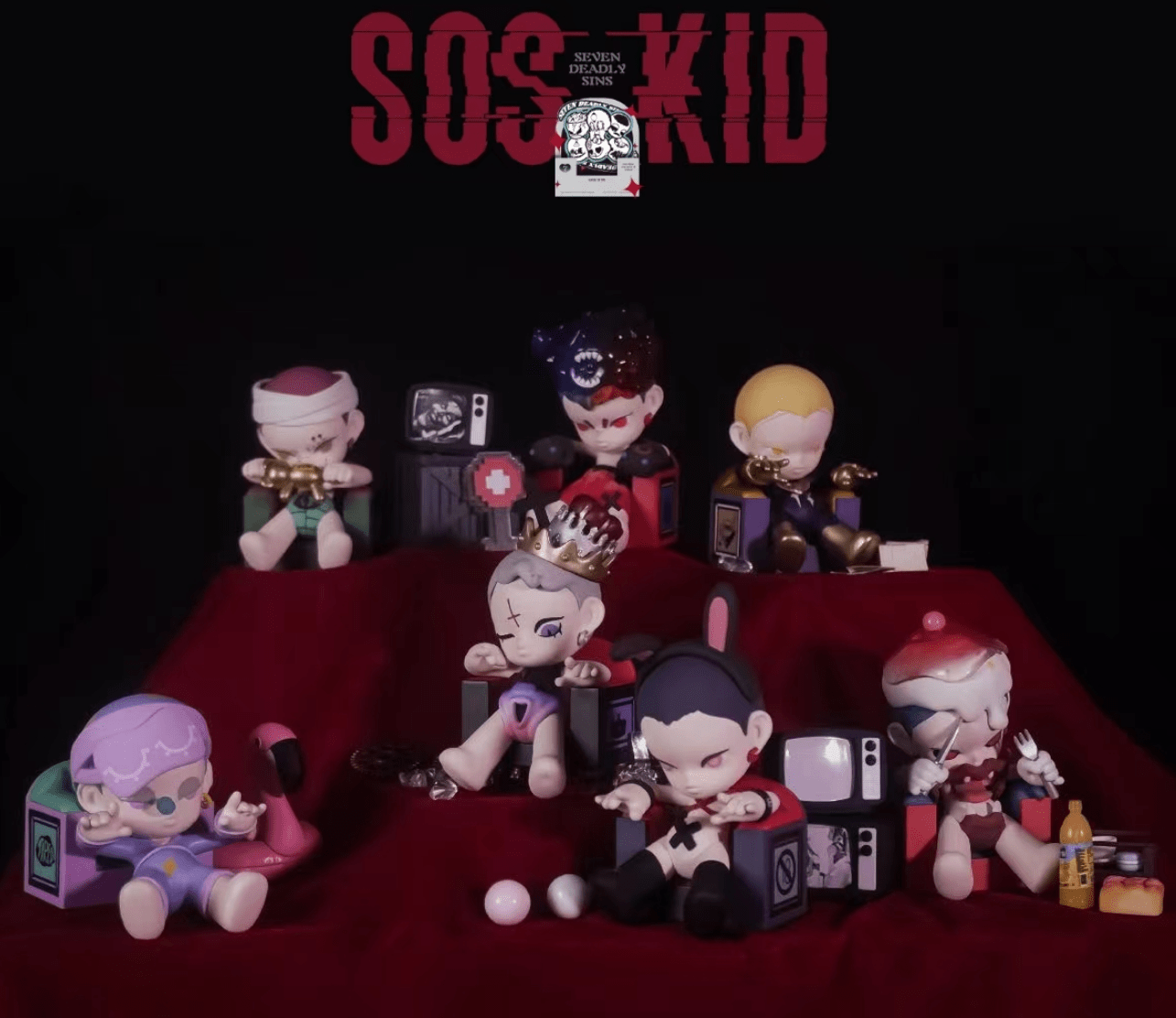 SOS KID Seven Deadly Sins Series Dolls