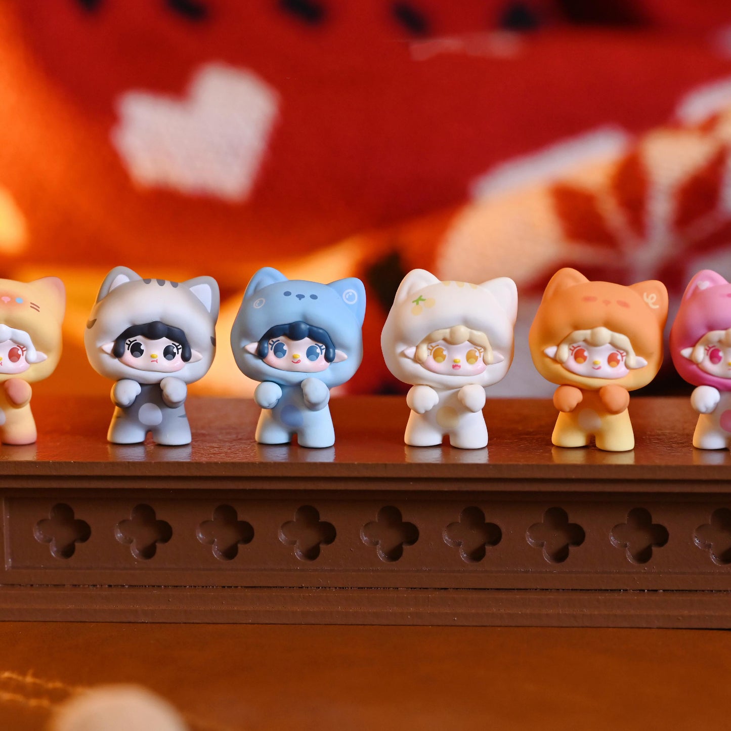 Yooki Cat On The Loose Series Mini Beans Figures