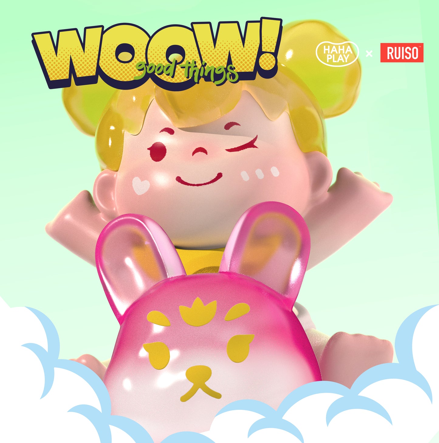 WOOW Have Fun Together Mini Beans Series PVC Figures