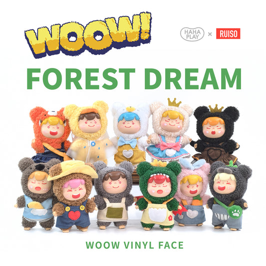 【BOGO· Christmas】WOOW Forest Dream Vinyl Face Series Plush Dolls