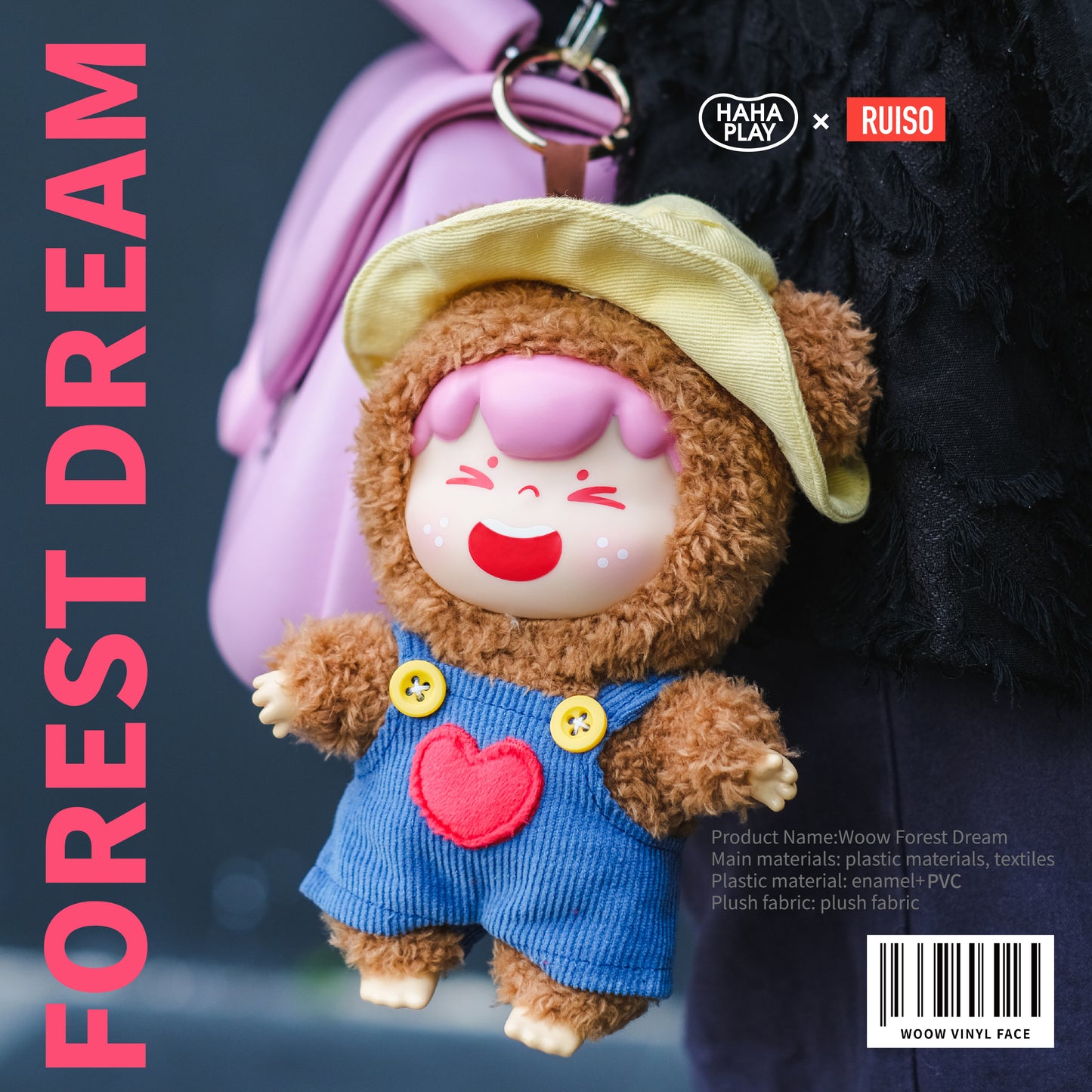 WOOW Forest Dream Vinyl Face Series Plush Dolls