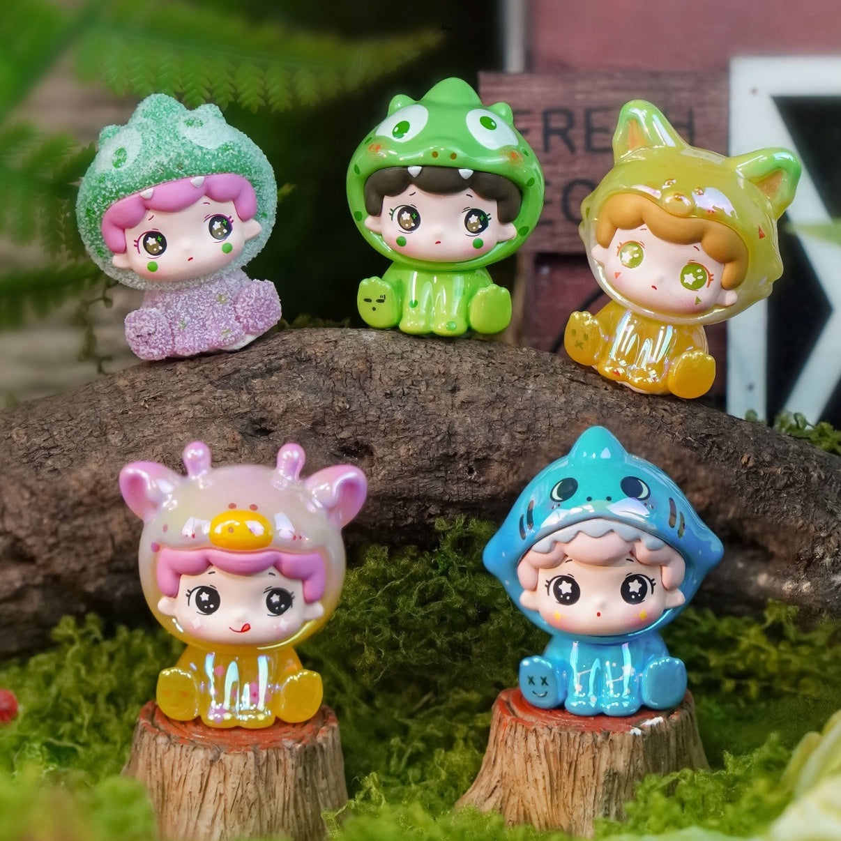 LITTER BEAR - Forest Wonderland City Series Mini Figures